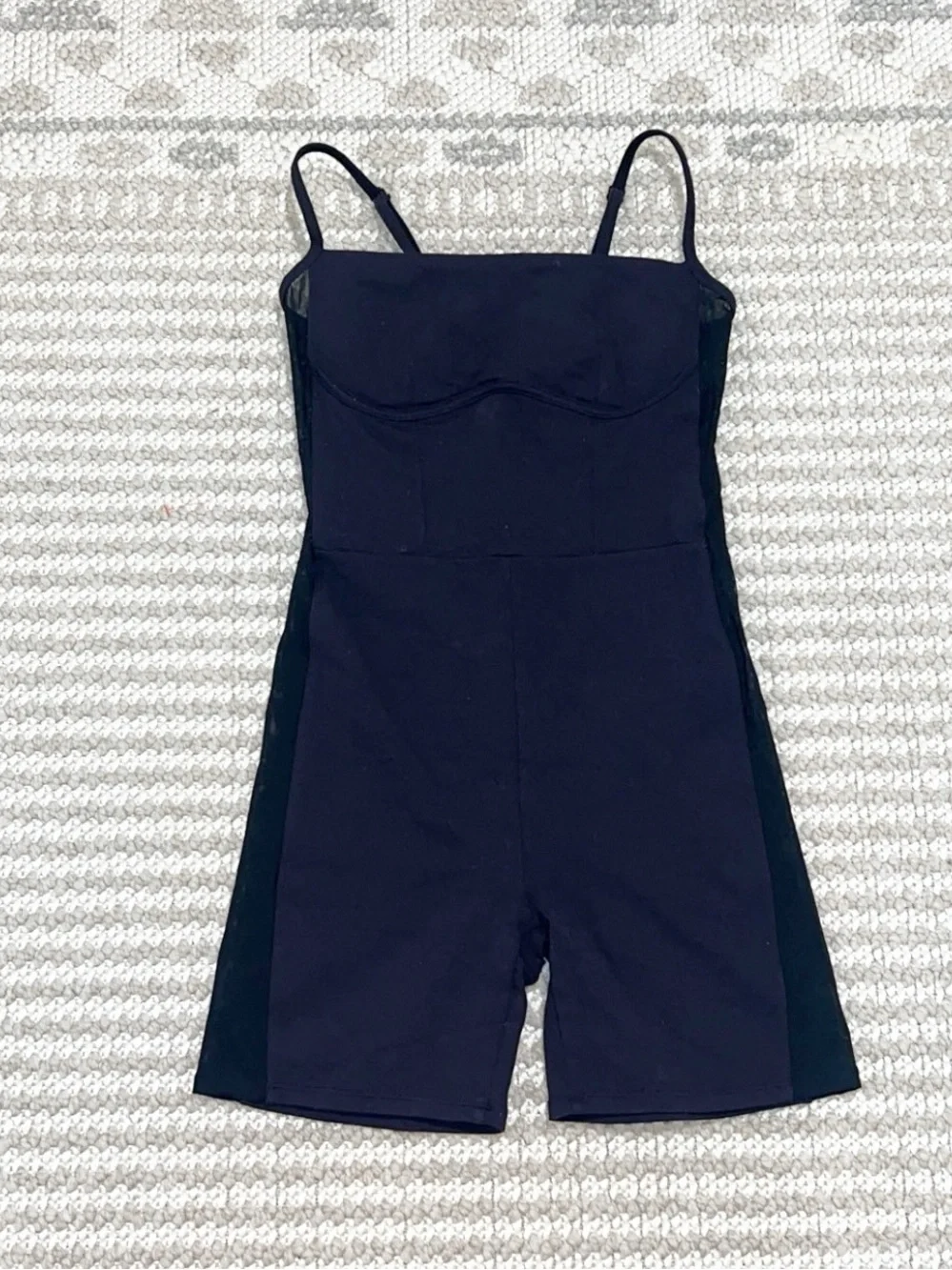 ALO YOGA Airbrush Mesh Everlasting Onesie